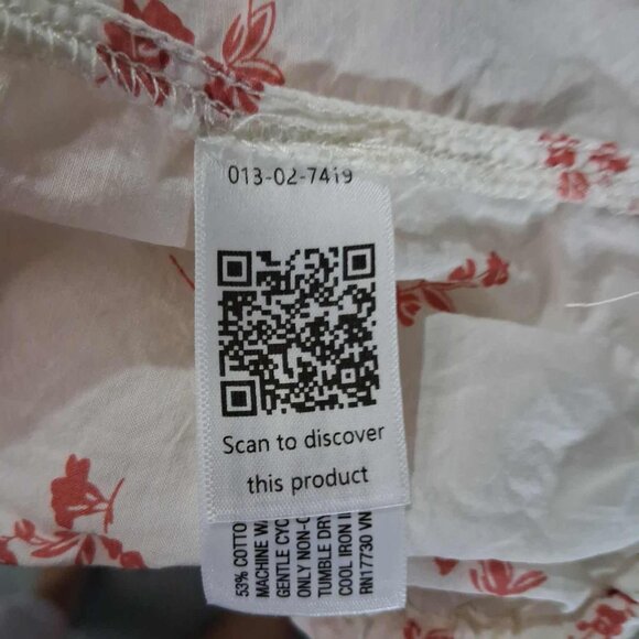 Women's Long Sleeve Tie-Front Blouse - Universal Thread - Size XS - Picture 10 of 11